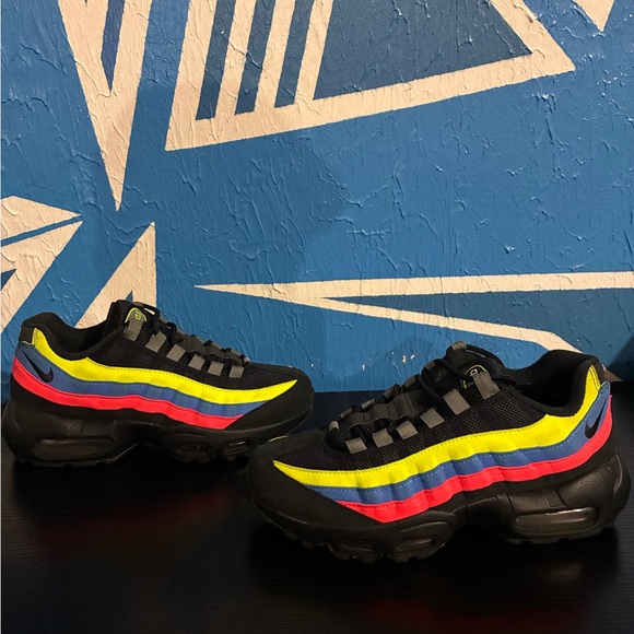 Nime Air Max 95 Black Neon - Picture 1 of 8